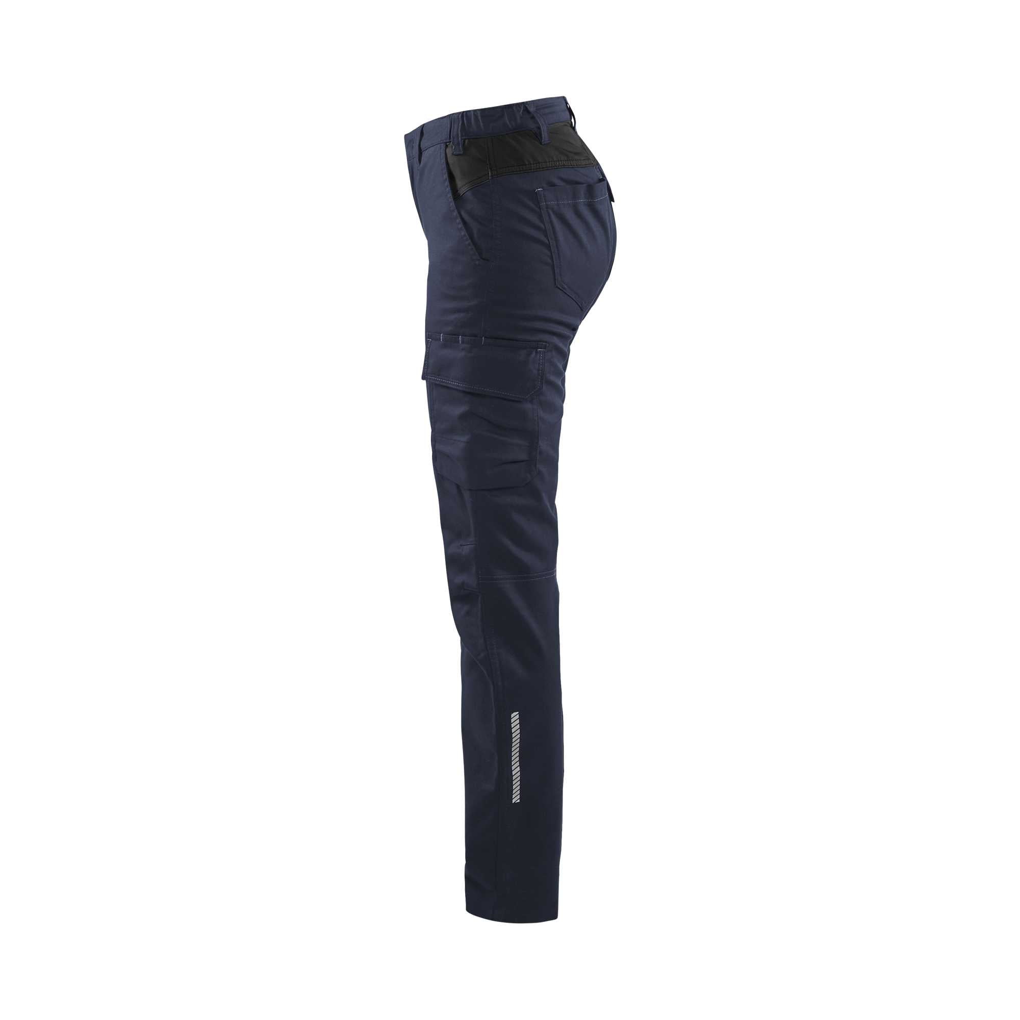 BLAKLADER 71441832 Women's industry trousers stretch Hi Vis Reflective Work Trousers Women - twill fabric